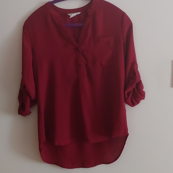 Wine Red Blouse - Picture 1 of 6